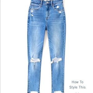 Abercrombie & Fitch Curve High Rise Jeans